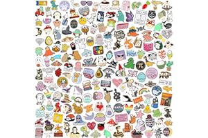 SINCCO 20/40/50 PCS Cute Enamel Backpack Pins, Funny Enamel Pins Bulk Set Cool Button Pins Aesthetic Brooch Lapel Pins Anime for Backpacks, Jackets, Hats, Kids, Girls