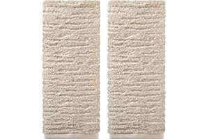 SKL Home CloudSoft Cotton Luxury 2-Piece Hand Towel Set, Oatmeal