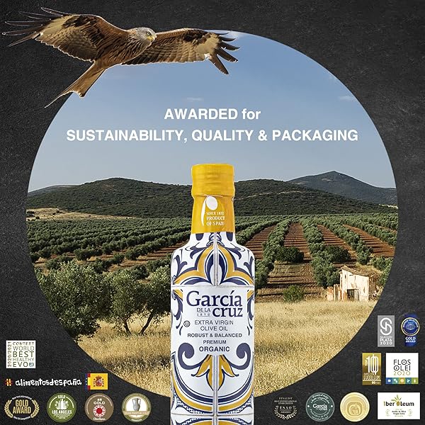 LEMON INFUSED OLIVE OIL BY GARCIA DE LA CRUZ, PREMIUM SPANISH ORGANIC OLIVE OIL, SINGLE-ORIGIN FAMILY OWNED, NON GMO AND ORGANIC