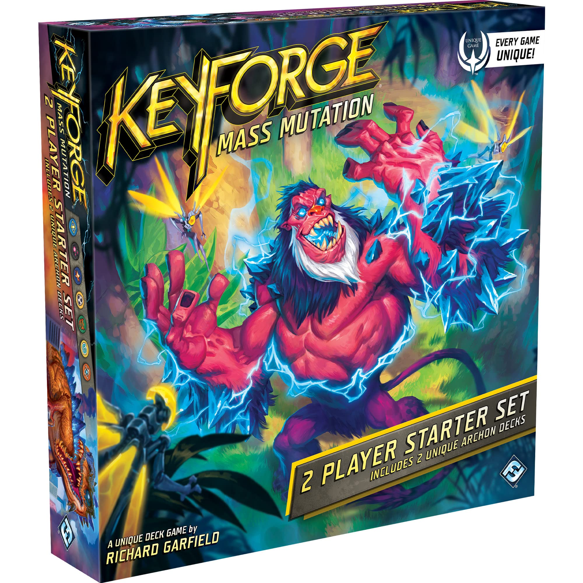 Fantasy Flight Games FFGKF11 KeyForge: Mass Mutation Starter Set, Mixed Colours