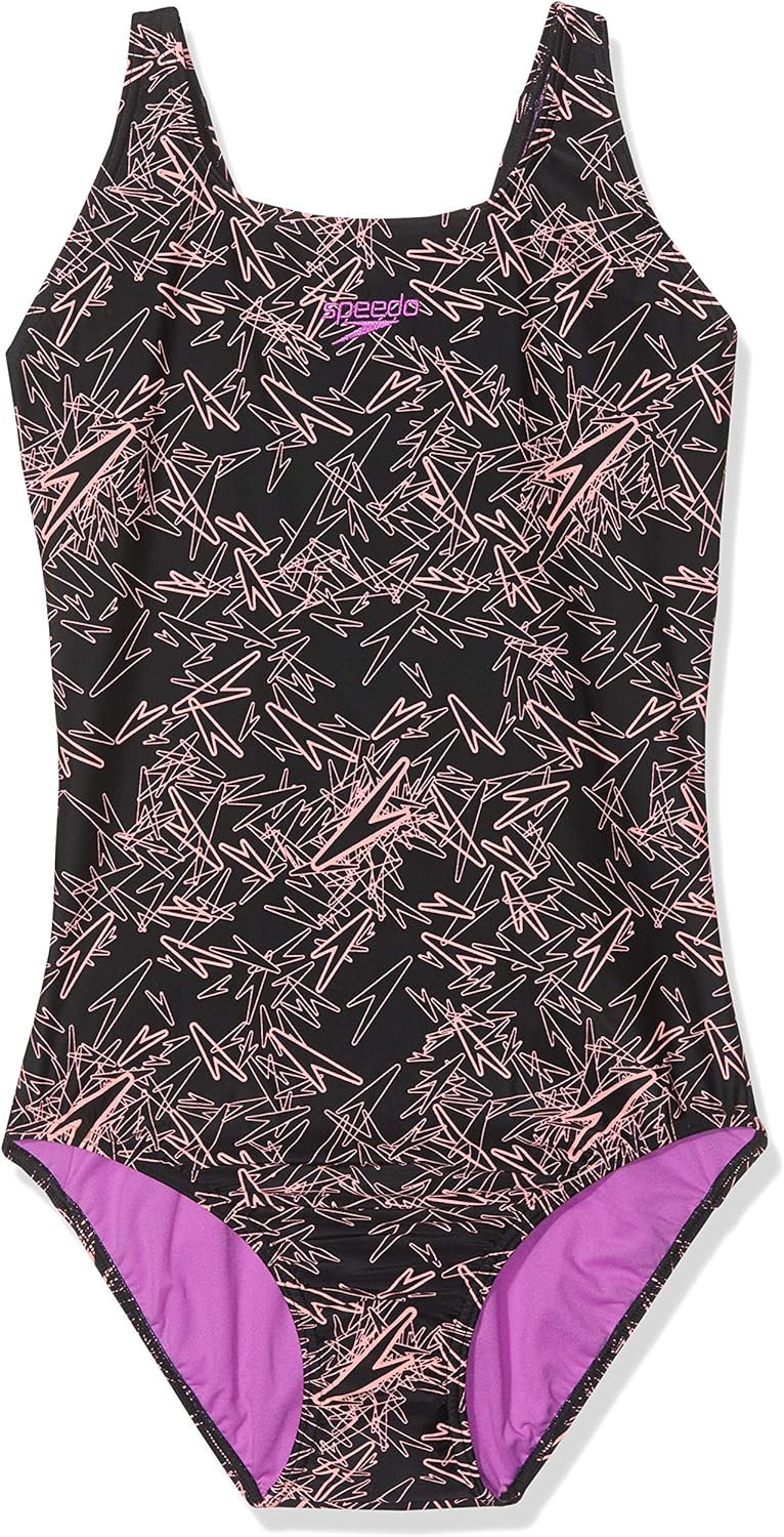 Speedo Damen Boom Allover Muscleback Badeanzug Amazon.de Sport & Freizeit