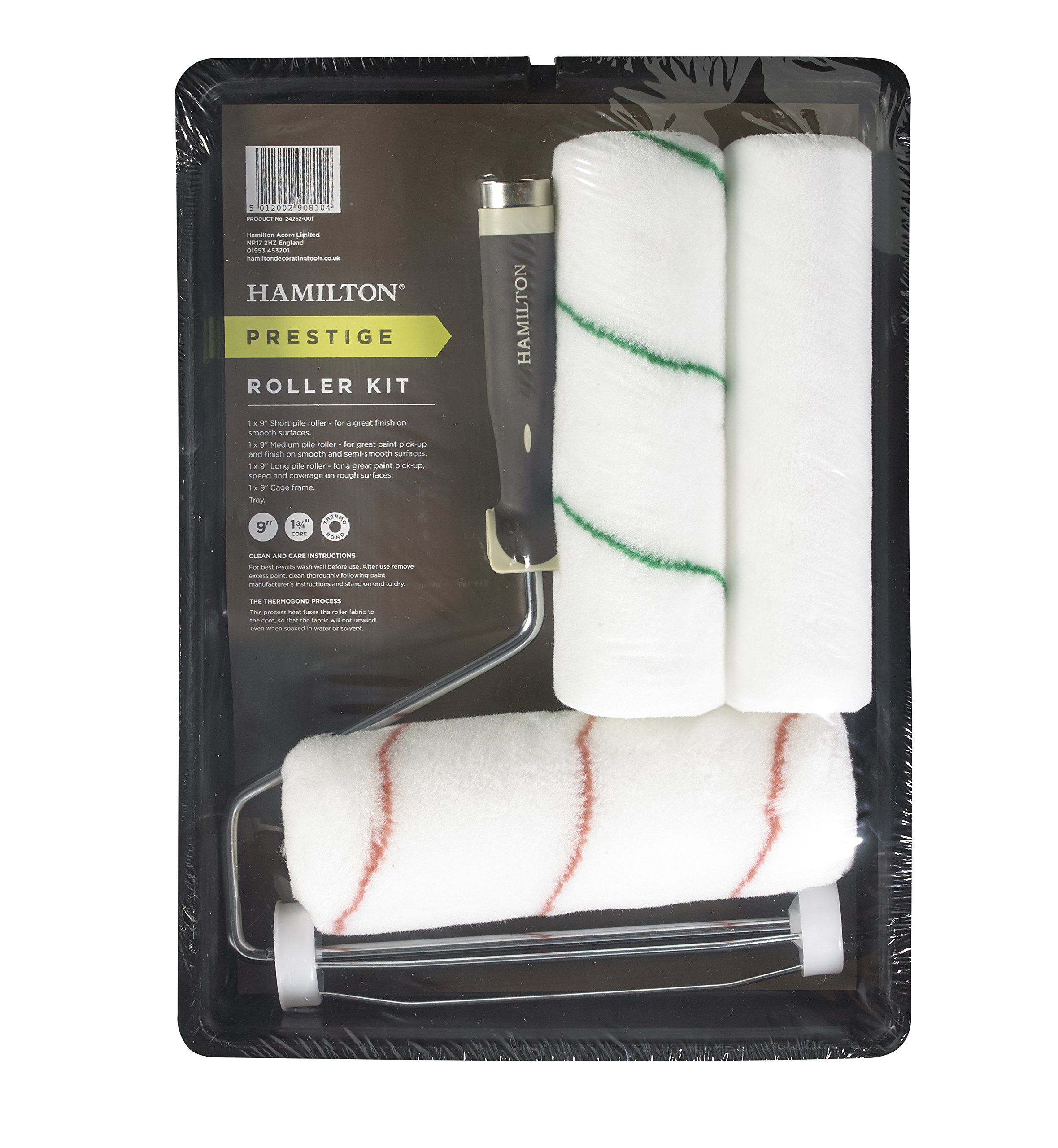 Hamilton Prestige Roller Set with Tray | 5 Piece | 9″