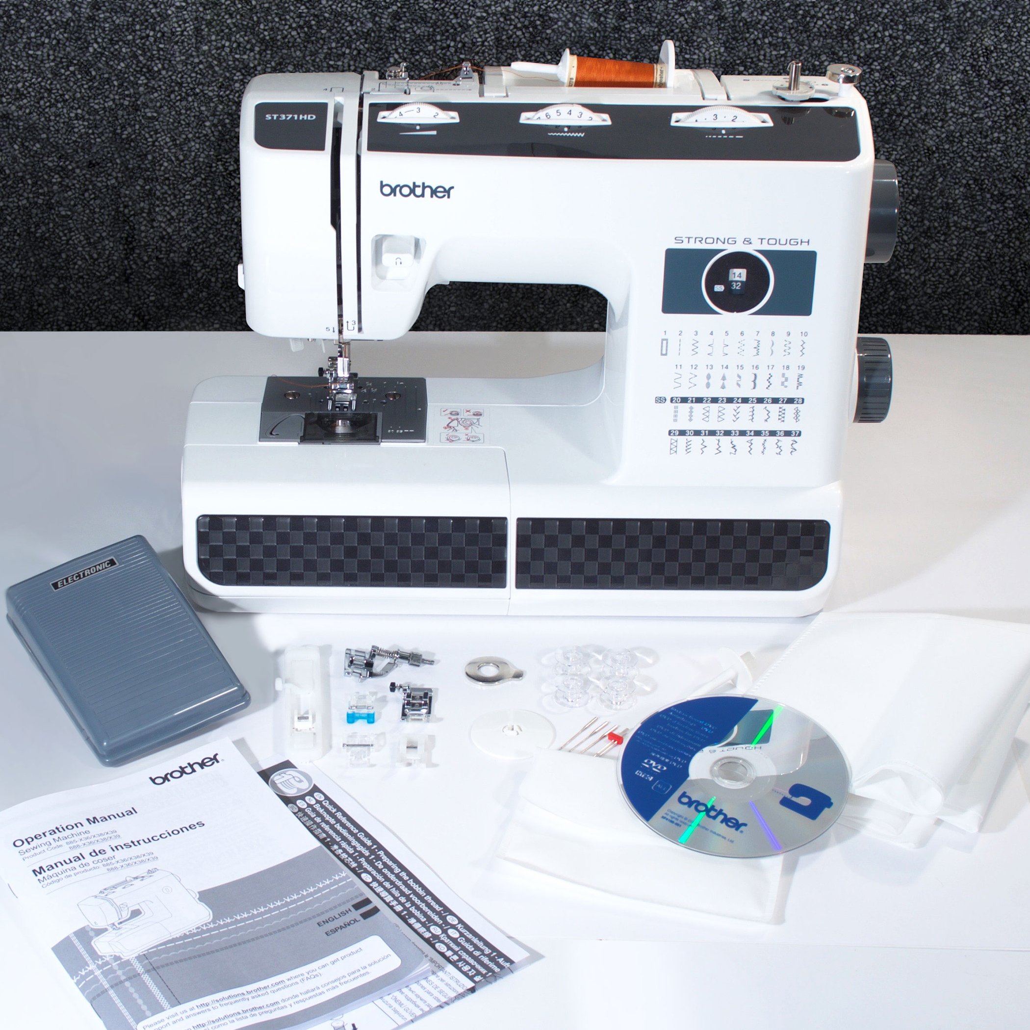 Brother ST371HD Strong and Tough Sewing Machine with 37 Stitches eBay