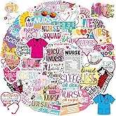 Ceiba Tree Nurse Stickers Appreciation Gifts Nurses Graduation Gift Bulk 2026 Decals 100pcs Nursing School White Angels Accessories for Work for Laptop Water Bottles