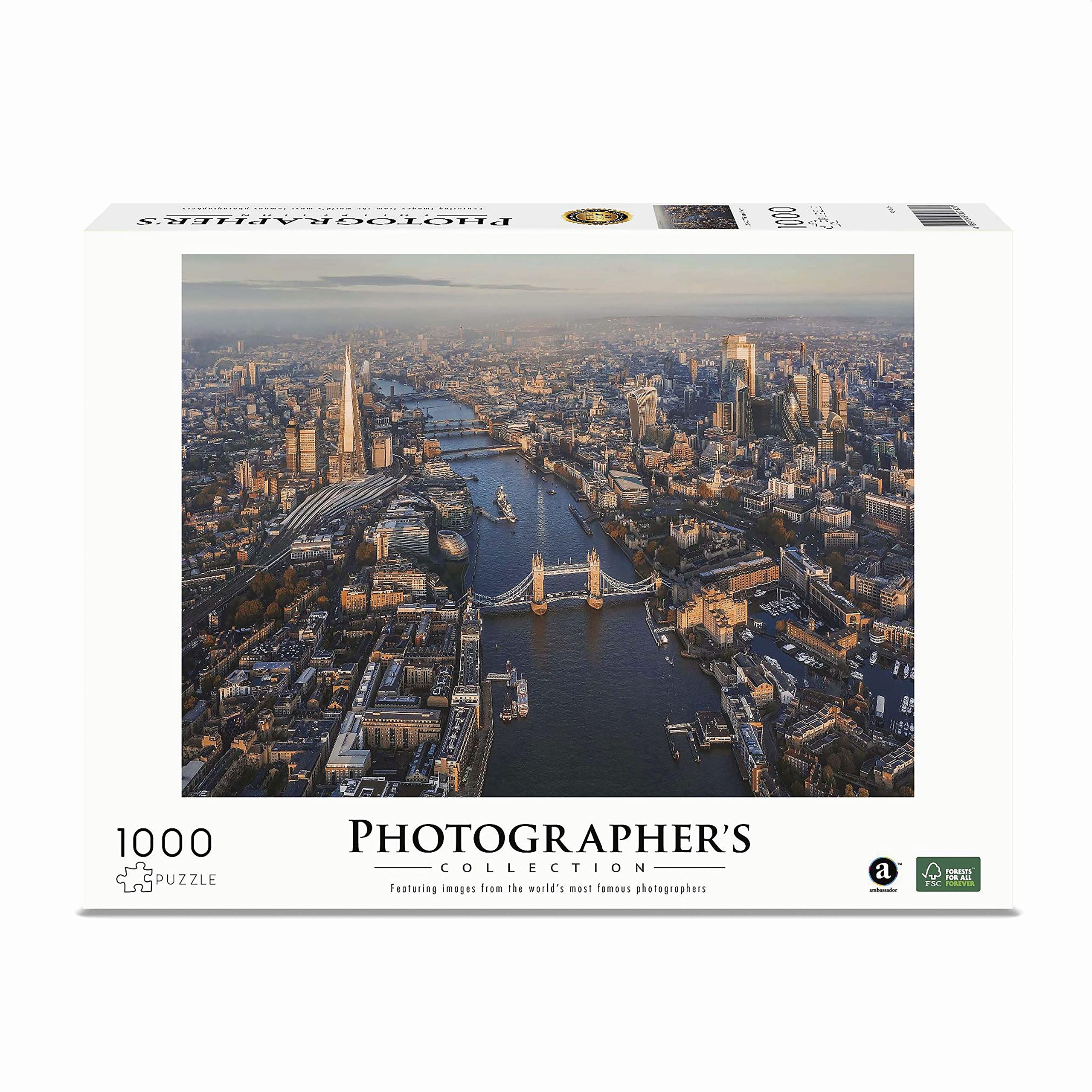 Ambassador 7230922 London City, 1000-Piece Puzzle for Adults and Children from 12 Years, Photographer's Collection, Sebastien Nagy