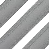 Realm Bias Binding Tape Cotton 1 Inch 25mm 5 Metres Mid Grey