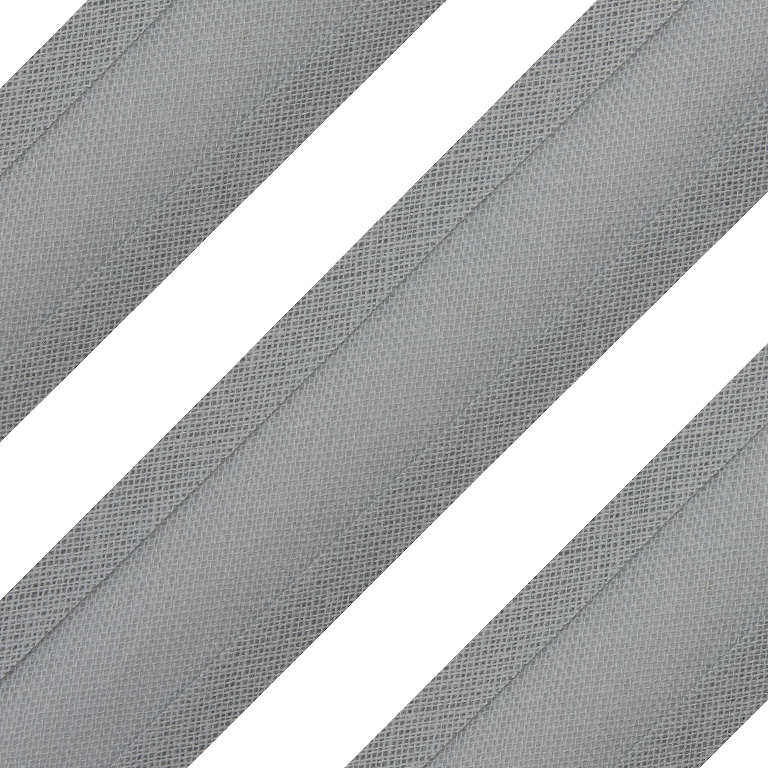 Realm Bias Binding Tape, Cotton, 1 Inch / 25mm - 5 Metres (Mid Grey) — image 1