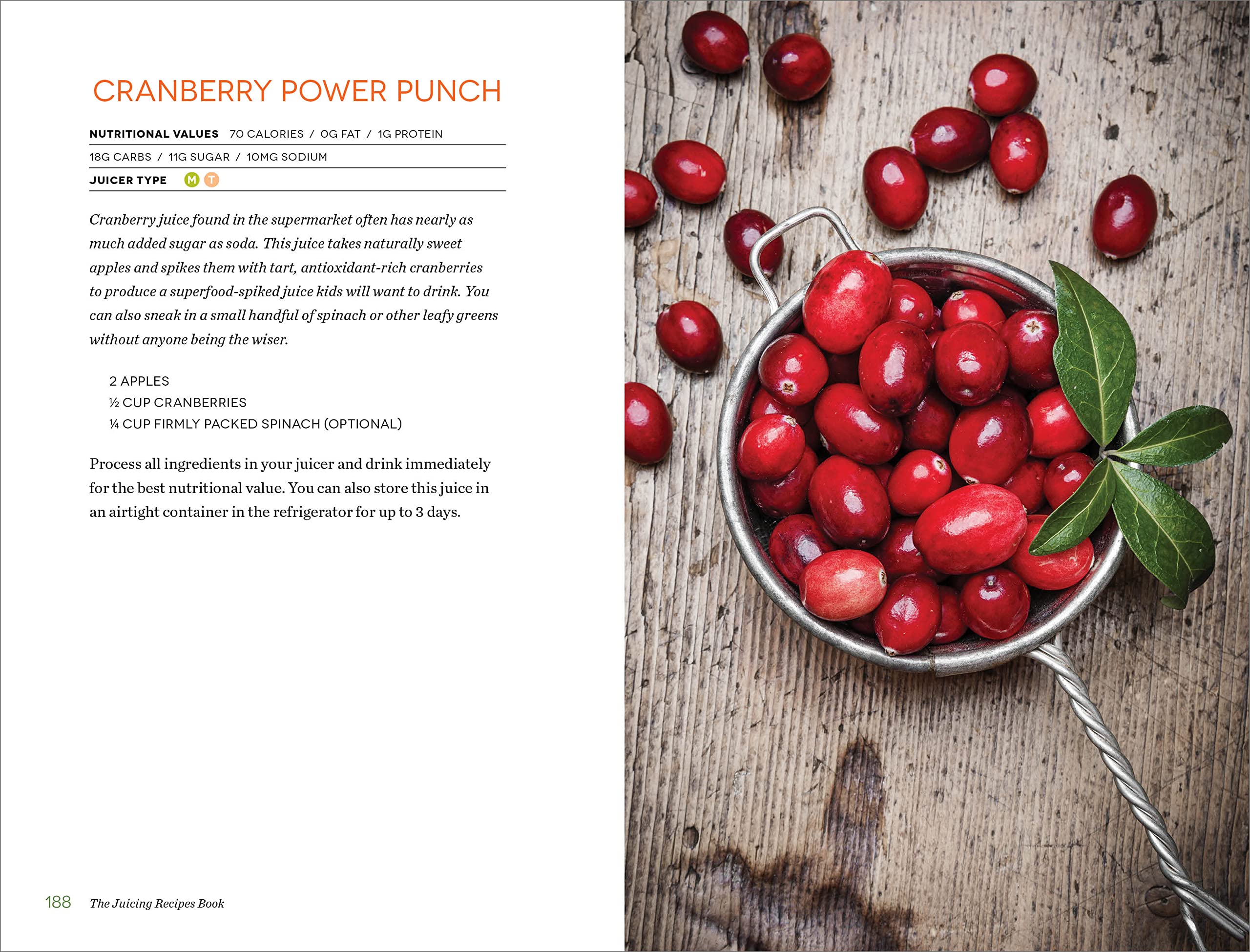 The Juicing Recipes Book: 150 Healthy Juicer Recipes to Unleash the Nutritional Power of Your Juicing Machine