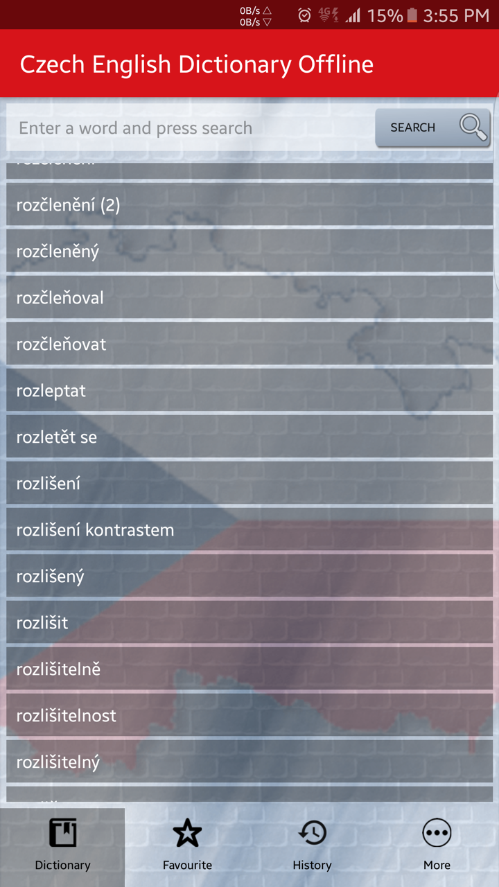 Czech English Dictionary for Android