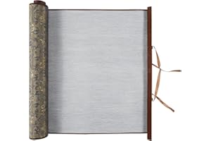 Corciosy Reusable Calligraphy Cloth, Water Write Cloth Scroll for Chinese Calligraphy Practice, No Ink or Paper Waste, Mess-Free Painting Activity, Gift for Beginners (Green)