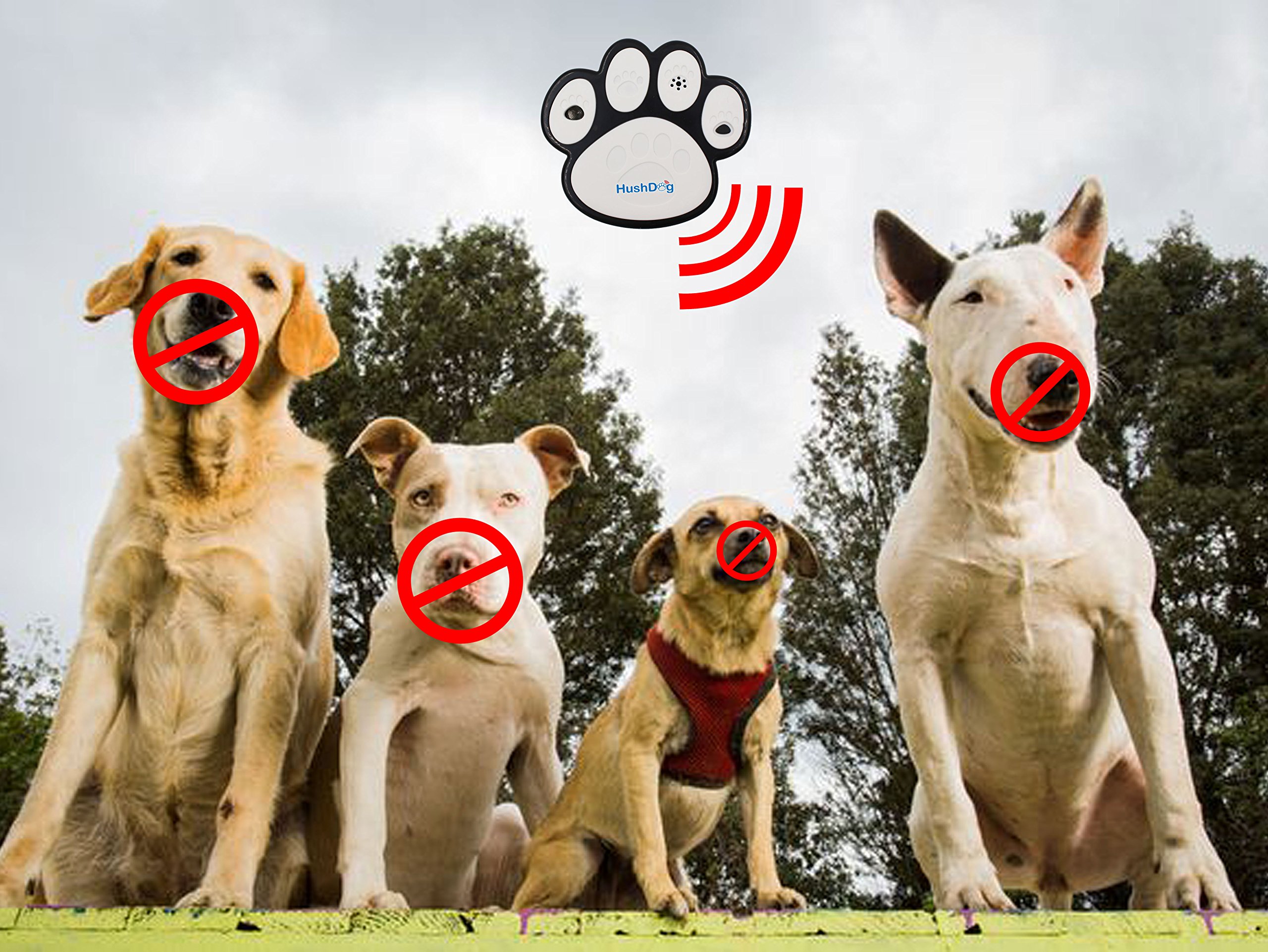 {NEW AND IMPROVED} 2018 UPGRADED DOG\'S PAW DESIGN, ULTRASONIC ANTI DOG BARKING DEVICE, ULTRASONIC DOG BARK DETERRENT STOP BARKING DOG SILENCER SAFE FOR PETS AND HUMANS DOG TRAINING