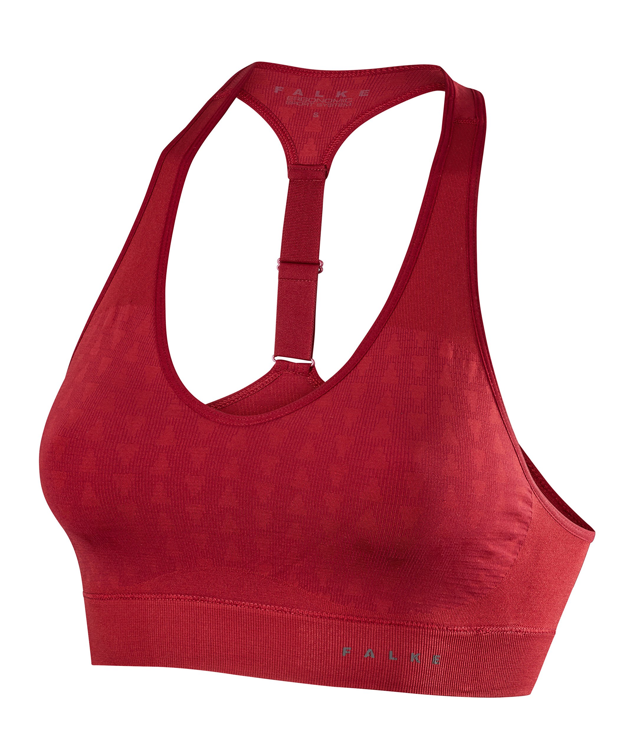 FALKE Women Shape Melange Medium Support Sports Bra Bra - Ruby, X-Small