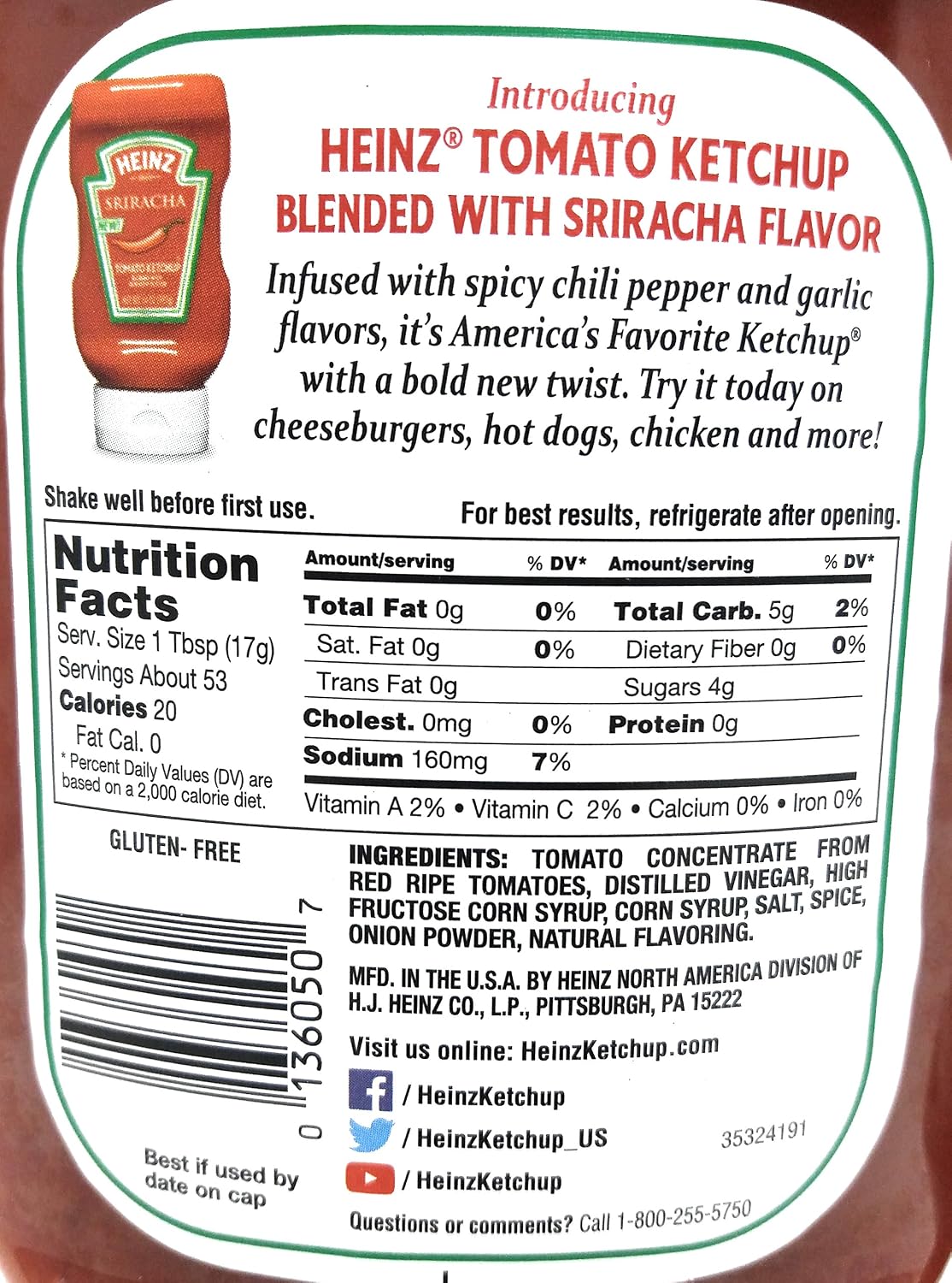Nutrition Facts Heinz Ketchup Besto Blog