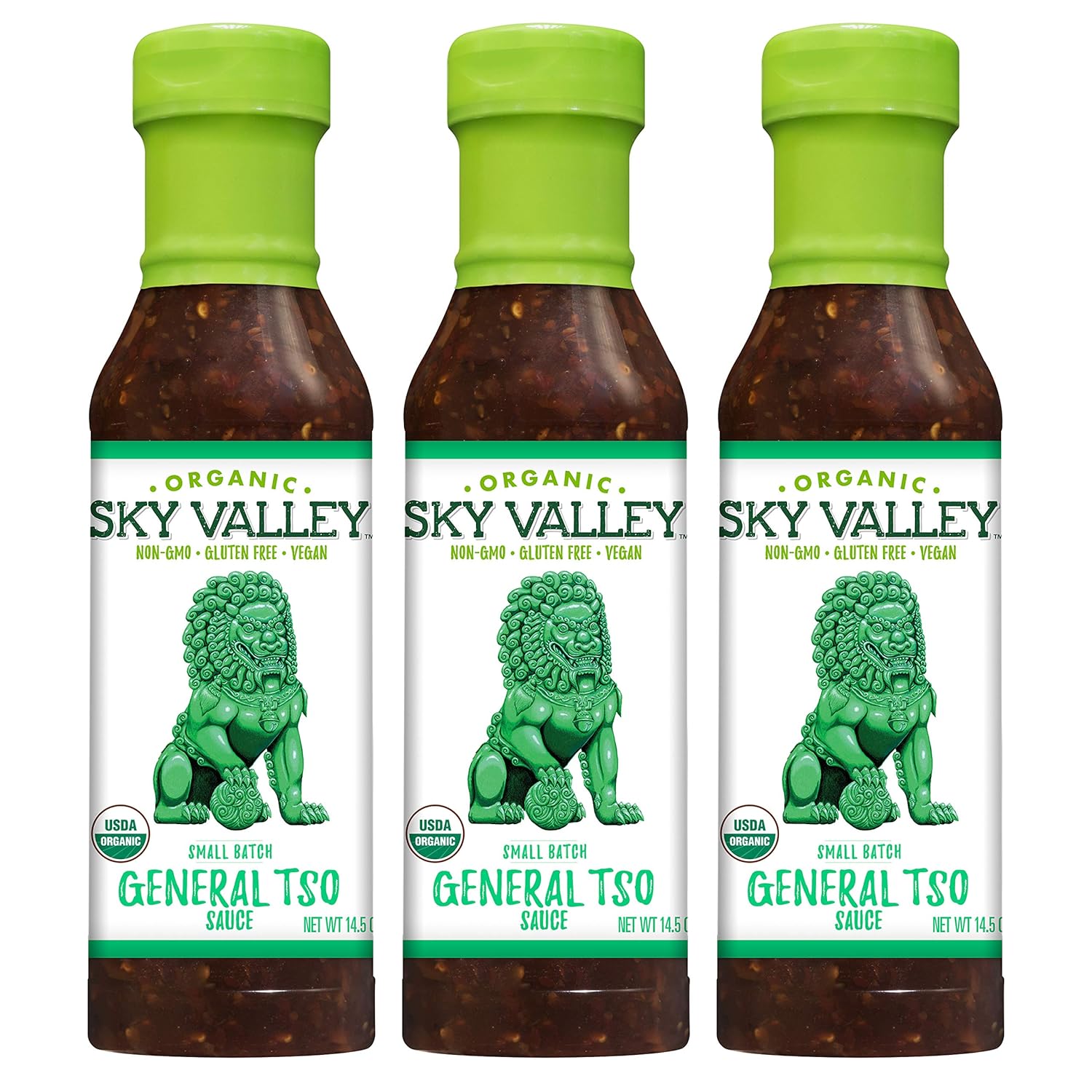 Sky Valley Organic General TSO Sauce, 14.5 Ounce, 3Pack