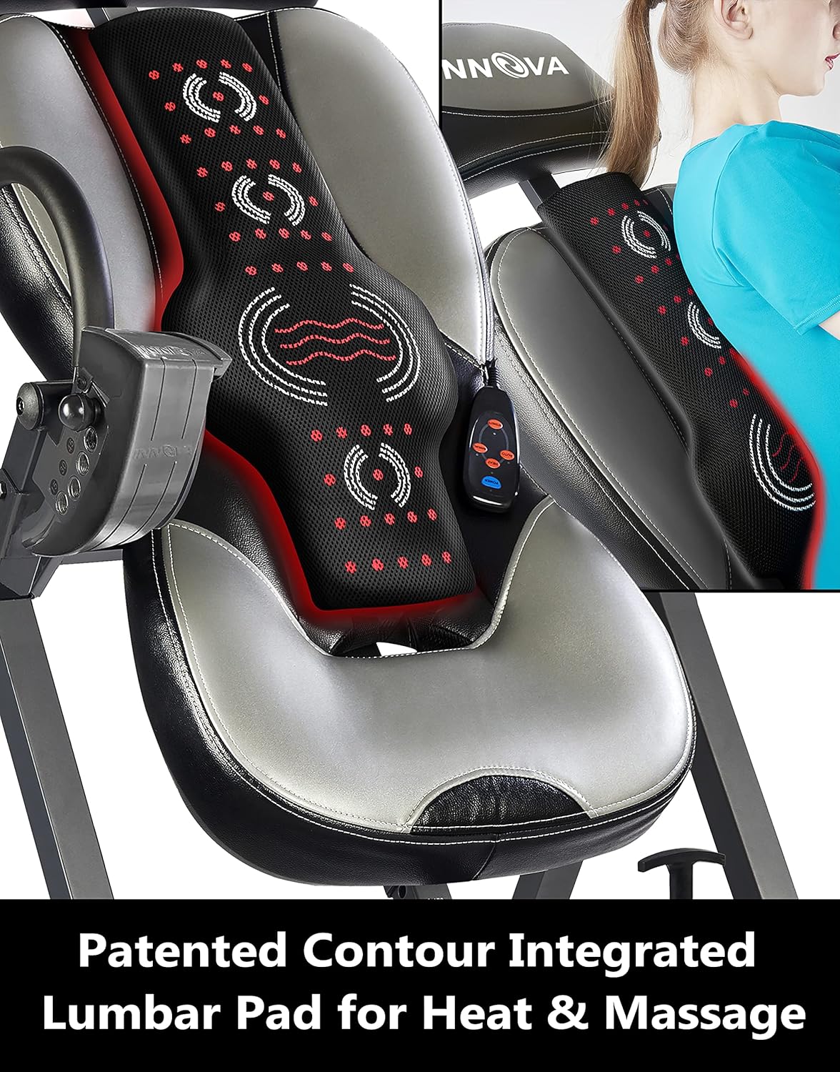 Innova ITM5900 Advanced Heat and Massage Inversion Table : Sports & Outdoors