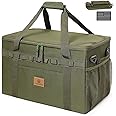 Lemubeane Tactical Camping Storage Bag Utility Tote Bag Camping Kitchen Organizer with Axe Holder & Shoulder Strap