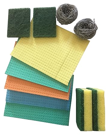 Brite Guard Cellulose Sponge Set Of 11 Pcs