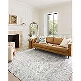 Loloi Rifle Paper Co. Maison Collection MAO-03 Rosette Ivory 5'-0" x 7'-6", .19" Pile Height, Area Rug
