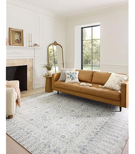 Amazon.com: Loloi Rifle Paper Co Fiore Slate/Sage 3'-2