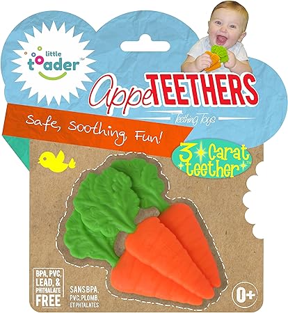 carrot teething toy