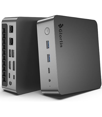 Amazon.com: Glorlin AI Mini PC AMD Ryzen 7 Pro 8845HS CPU (Max 5.1