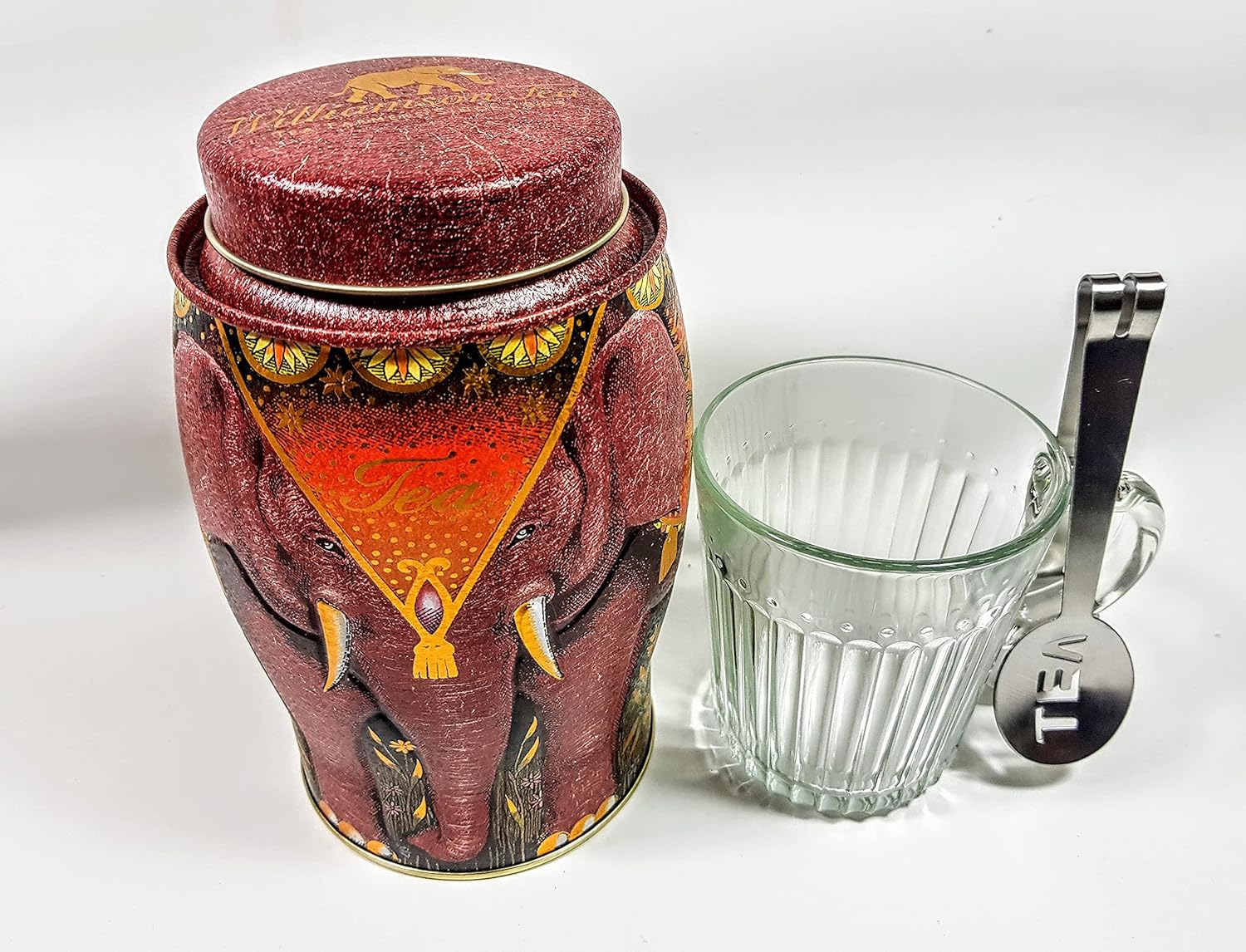 Elephant Tea Caddy Kenyan Earth Gift Set BigaMart