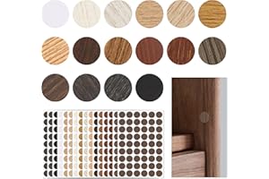 16 Sheets / 864 Pcs Screw Hole Covers Stickers, 16 Colors Self Adhesive Screw Hole Caps Stickers, Screw Hole Cover Furniture 