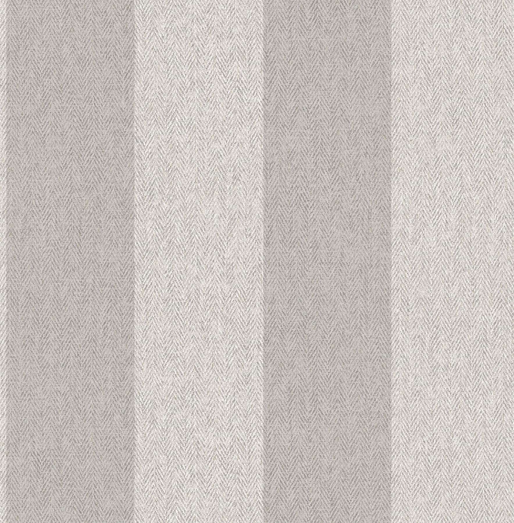 CROWN M1872 Harris Stripe Luxury Textured Wallpaper, Soft Grey