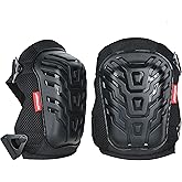 CUTTEREX FLAT Knee Pads for All Kneeling Works, Professional Knee Cushions, Heavy Duty and Protection Design Knee Pad for Flooring, Gardening, Comfortable and Durable, Anti-Skid and Adjustable Clips