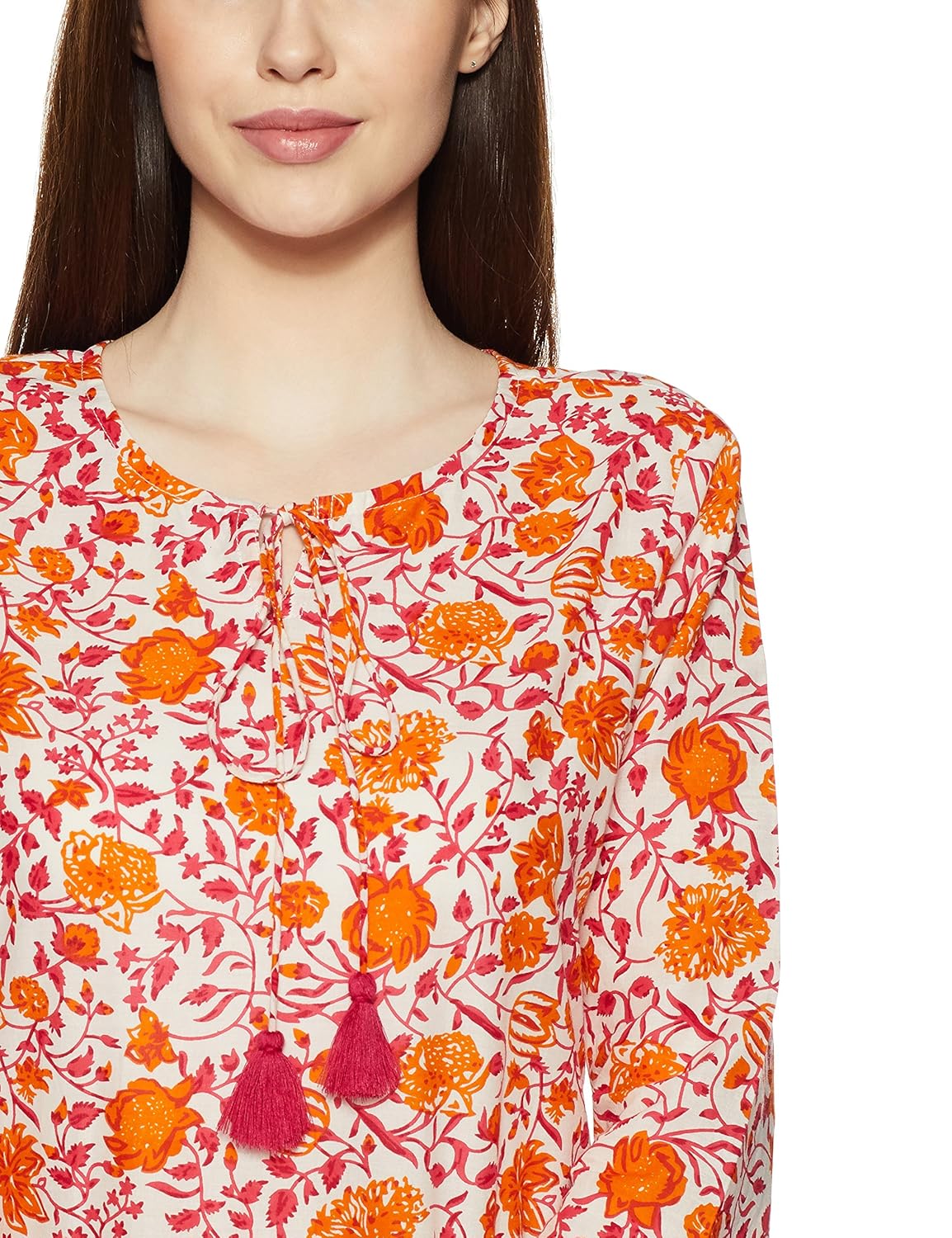 amazon brand- myx women's straight kurta