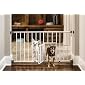 Carlson Pet Products MINI Expandable Extra Wide Pet Gate with Small Pet Door (916006), White, 18-31 inches
