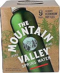 MOUNTAIN VALLEY WATER Spring Water 9pk, 16 FZ