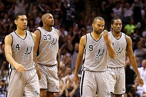 Amazon Com Tony Parker Kawhi Leonard Danny Green Boris Diaw San Antonio Spurs Basketball Poster Art Print 21 X14 S Posters Prints
