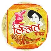 Lijjat Papad, Punjabi Masala, 7.06-Ounce Pack (Pack of 20)