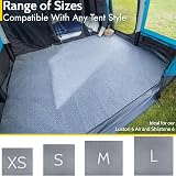 Trail Soft Fleece Tent Carpet 360x270cm Groundsheet Insulated Waterproof Base view 4