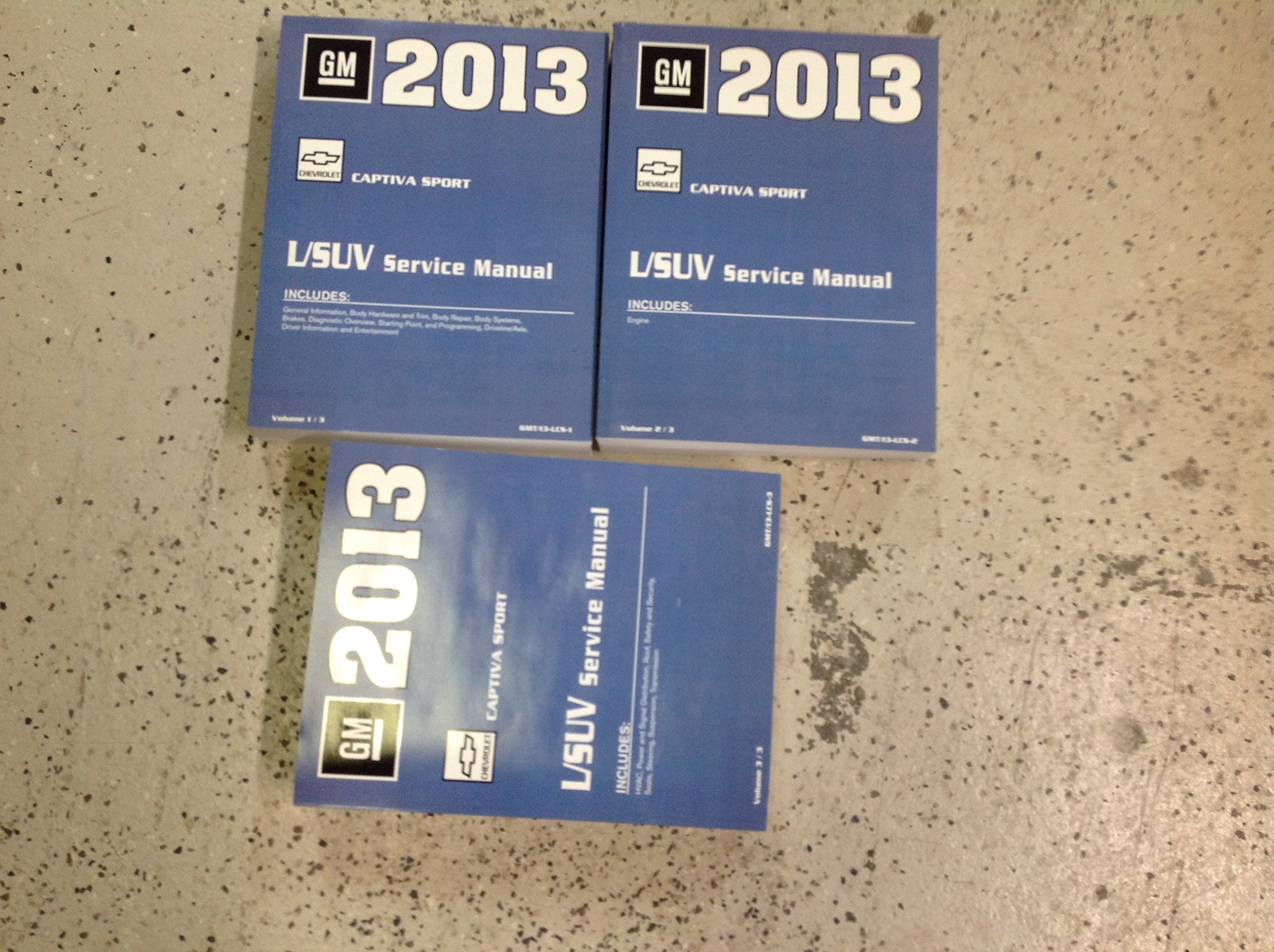 2013 Chevrolet Chevy Captiva Sport Service Shop Repair Manual Set Factory  NEW Paperback – 2013