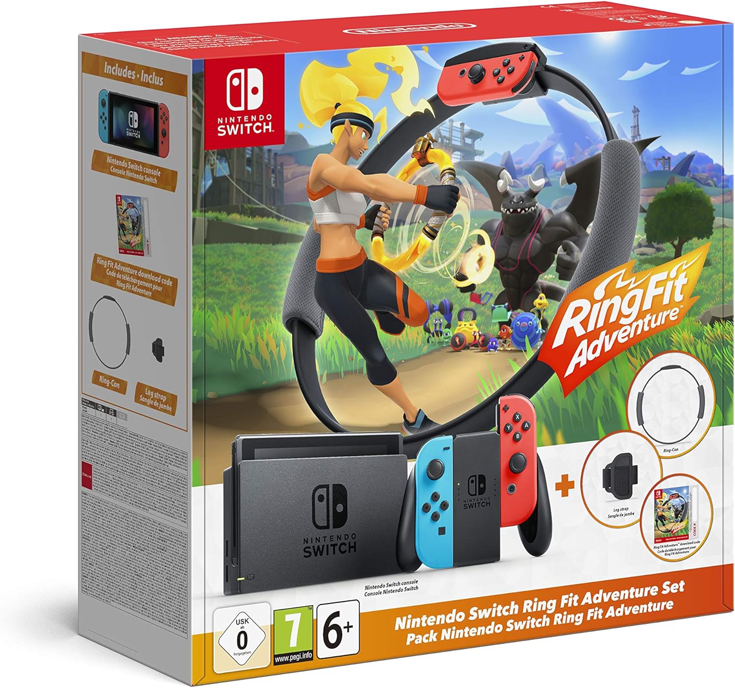  Pack Console Nintendo Switch + Ring Fit Adventure en promotion