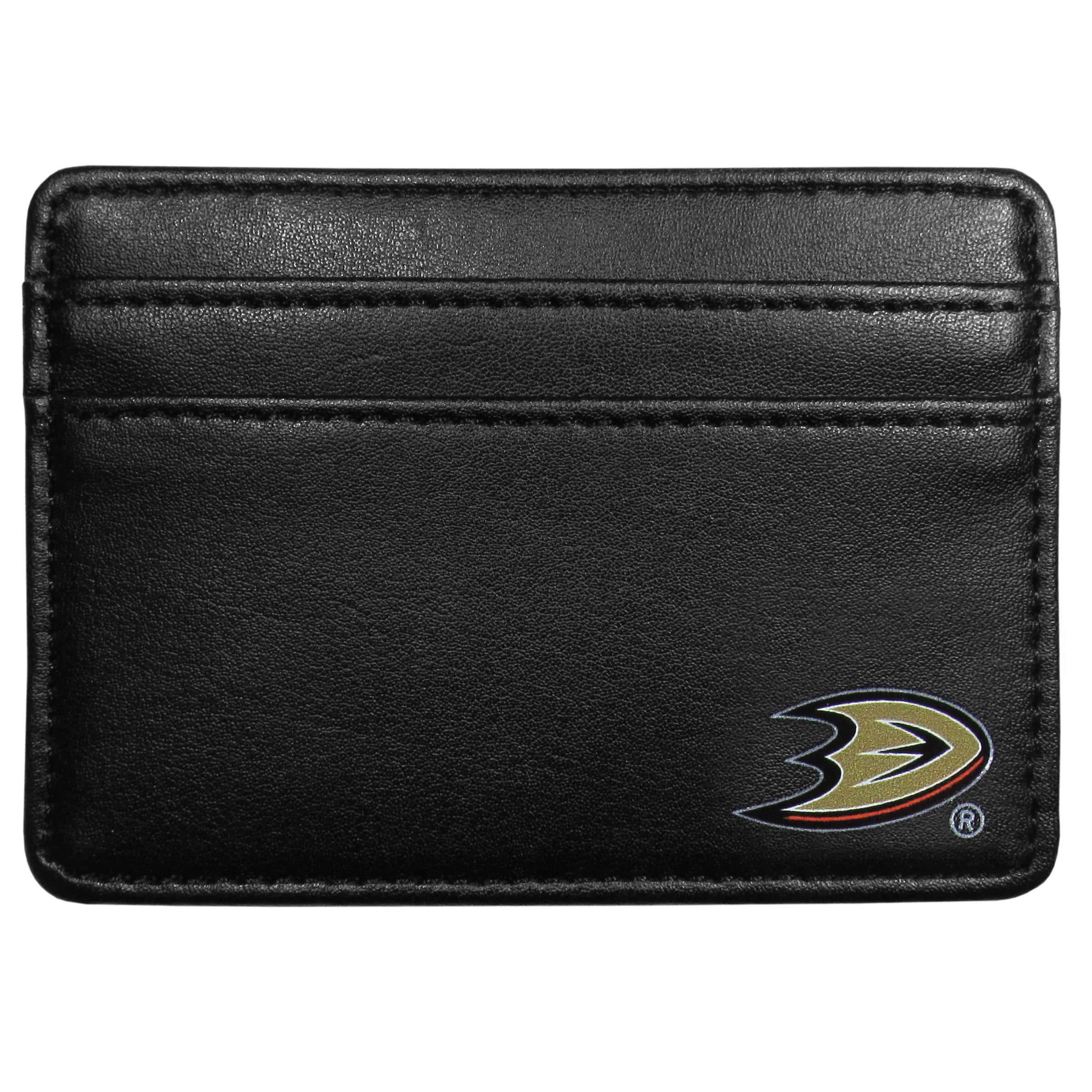 Siskiyou NHL Anaheim Ducks Leather Weekend Wallet, Black