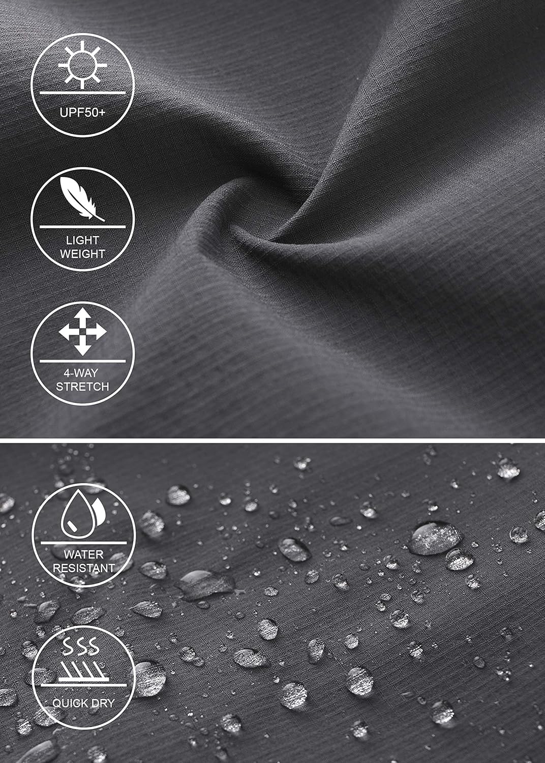 Libin Men's Outdoor Hiking Shorts Lightweight Quick Dry Stretch Cargo Shorts Travel Fishing Golf Tactical Shorts: Clothing