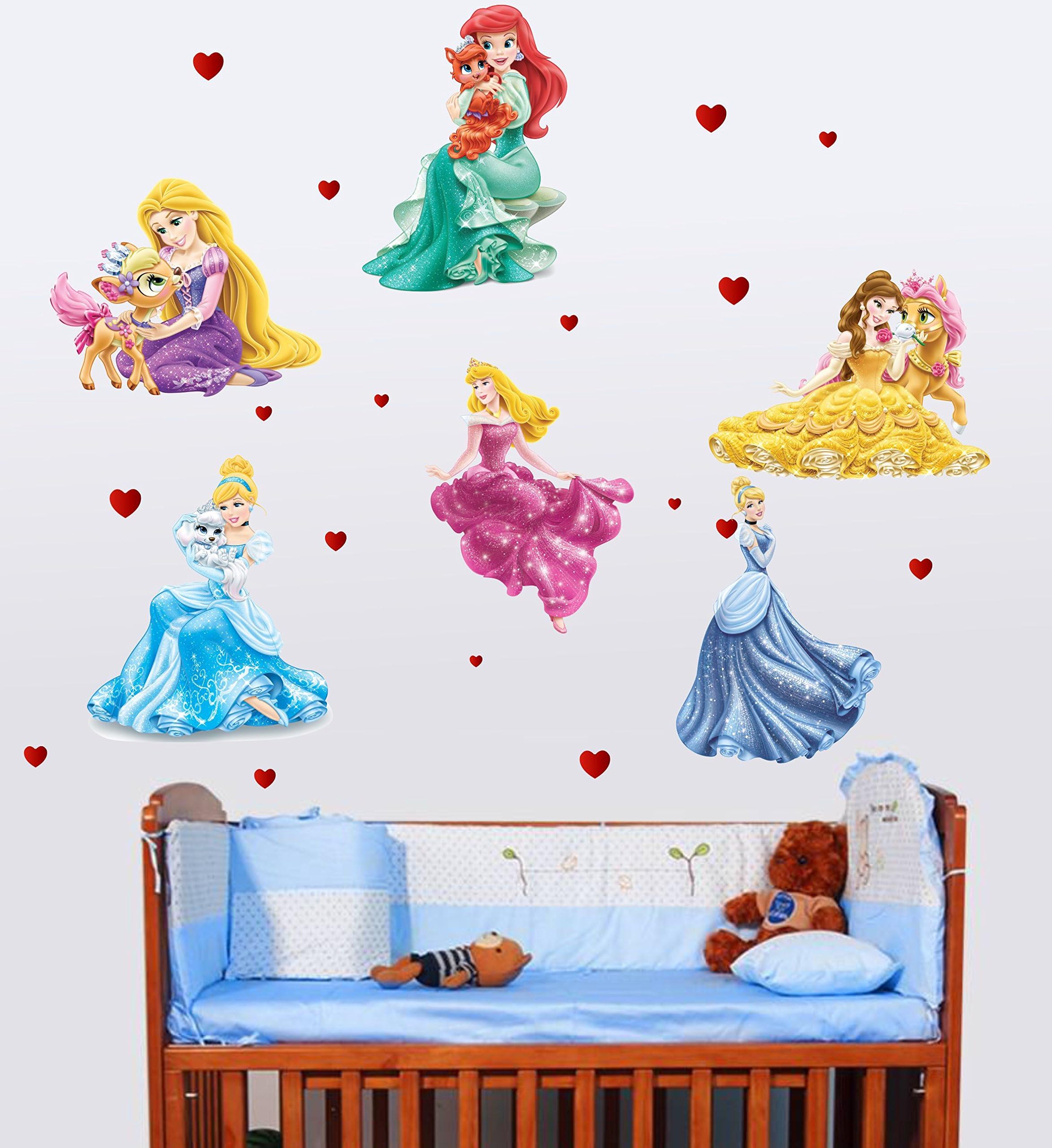 Happy Walls 'New Angel Castle Princess Fairy Art' Wall Sticker