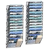 JMHUD 14 Tier Wall Hanging File Organizer, Paper