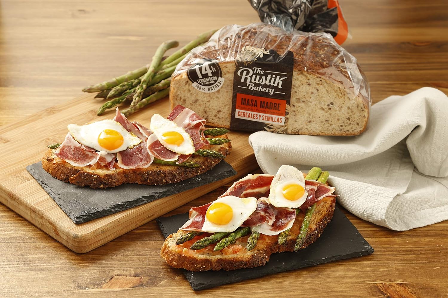 The Rustik Bakery - Hogaza masa madre, cereales y semillas, 450 g ...