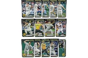 GENERIC Pittsburgh Pirates / 2024 Topps (Series 1 and 2) Pirates Baseball Team Set with (25) Cards! *Plus* (3) Additional Bonus Cards of Former Pirates Greats Roberto Clemente, Doug Drabek and Bobby Bonilla!