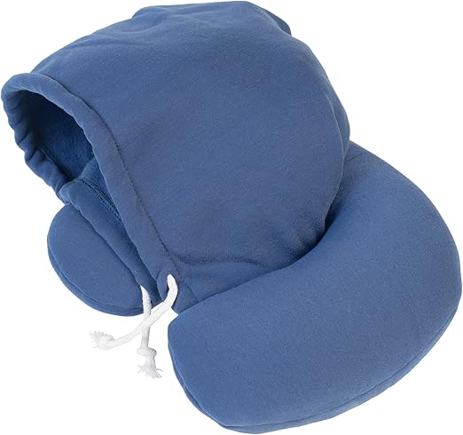 Travelstar Hoodie Travel Neck Pillow Navy Amazon Co Uk Kitchen