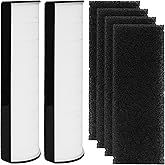 Alvamoyle Elite Filter Replacement PETWRFIL, Compatible with PureZone Elite 4-in-1 Air Purifier, 2 Pack (PEAIRTWR)