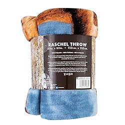 Northwest Cold Snap Oversized Raschel Throw