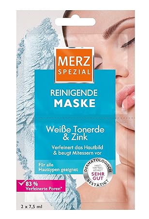 Merz Spezial Reinigende Maske Weiße Tonerde und Zink, 15er Pack (15x 15 ml)
