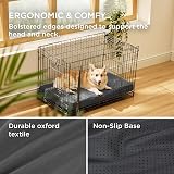 Bedsure Large Dog Bed Washable Orthopedic Pillow Grey 89x56x7.6cm view 3