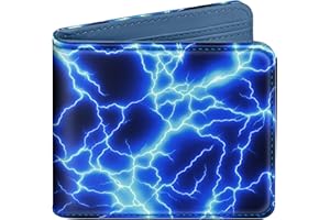 Bistup Boys Wallet Cute Leather Wallet - Credit Card Cash Id Holder Rfid Blocking Bifold Small Wallets With Coin Pocket Id Window Slim for Teen Boys Little Boy Men Youth Guys Cool Cartoon Blue Light