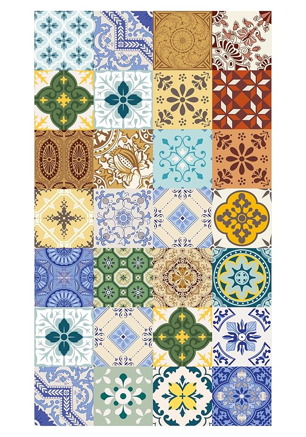 title=Huella Deco, Maiolica, Tappeto, Multicolore, 70 x 40 cm